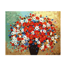 ARTE DIAMANTE FLORERO NEGRO 40X50 - Diako