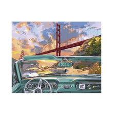 ARTE DIAMANTE RECUERDOS GOLDEN GATE 40X50 - Diako