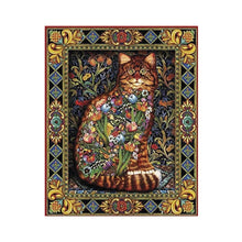 ARTE DIAMANTE CUADRO DE GATO 40X50 - Diako
