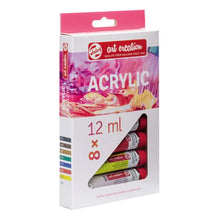 ART CREATIONS - Estuche con 8 piezas de acrílico con 12 ml - Royal Talens