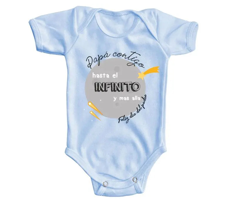 Body Bebé Papá Contigo Al Infinito y Mas Allá - MarchanteMX