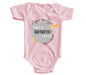 Body Bebé Papá Contigo Al Infinito y Mas Allá Manga Corta / Rosa / 12m - Coveme - vista lateral