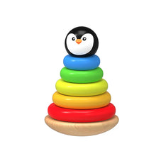 Pirámide Apilable Pingo Pingüino Bebé Madera Ensarte Diako - Diako - empaque
