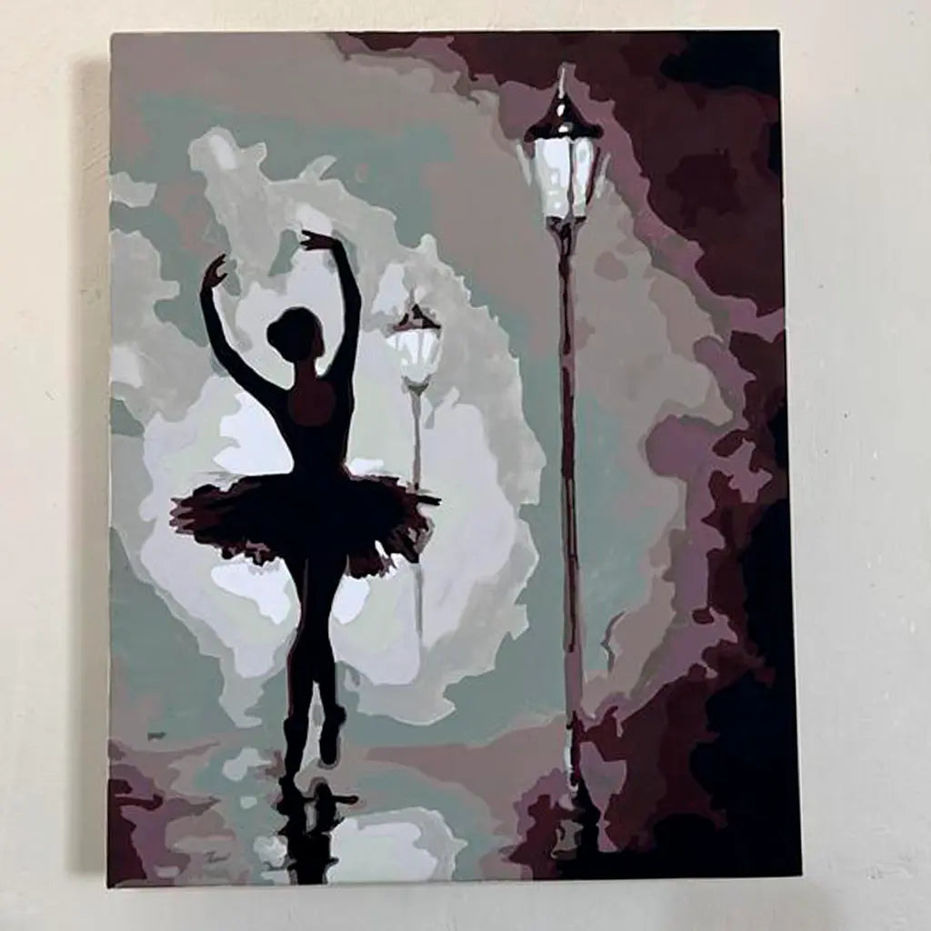 PINTA POR NUMERO 40X50 BALLET DE NOCHE - Ball - detalle