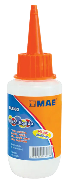 Pack 6 Silicón líquido de 60 ml MAE - Mae