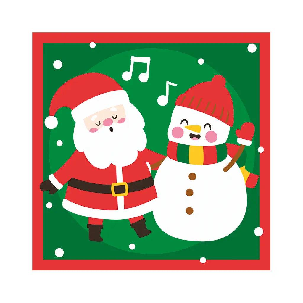 PINTA POR NÚMERO NAVIDAD CANTANDO 21X21 KIDS - Diako - vista lateral