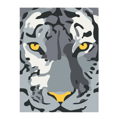 PINTA POR NUMERO 30X40 TIGRE DE BENGALA - Diako Nuevos - vista trasera
