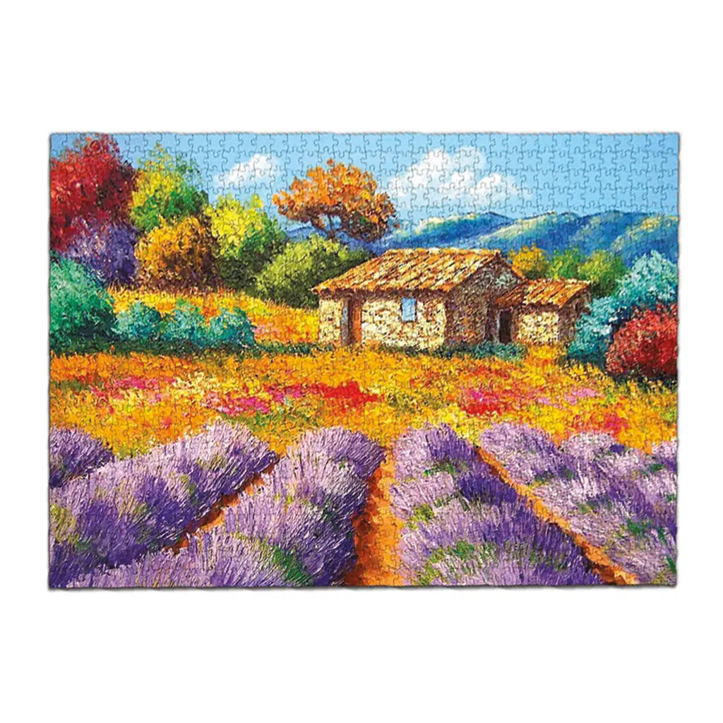 CAMPO DE LAVANDA 1000 PZ - Diako - vista lateral
