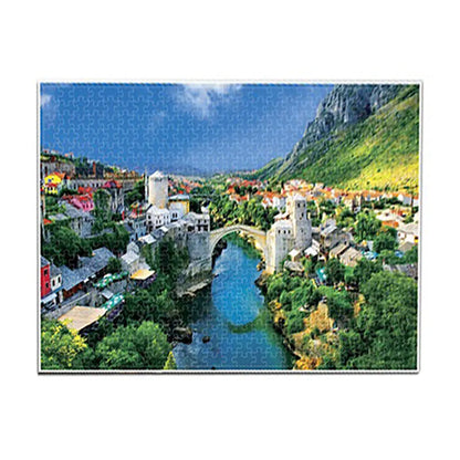 ROMPECABEZAS PAISAJE DE LOS ALPES 500PZ - Diako - vista lateral