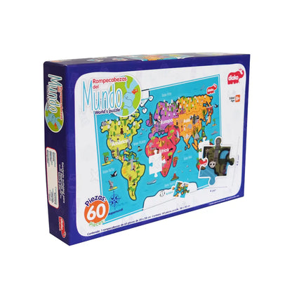 ROMPECABEZAS DEL MUNDO - Diako - vista trasera