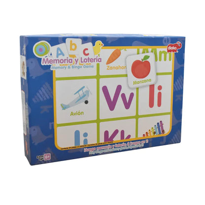 JUEGO DE MEMORIA Y LOTERIA ABC - marchante.shop