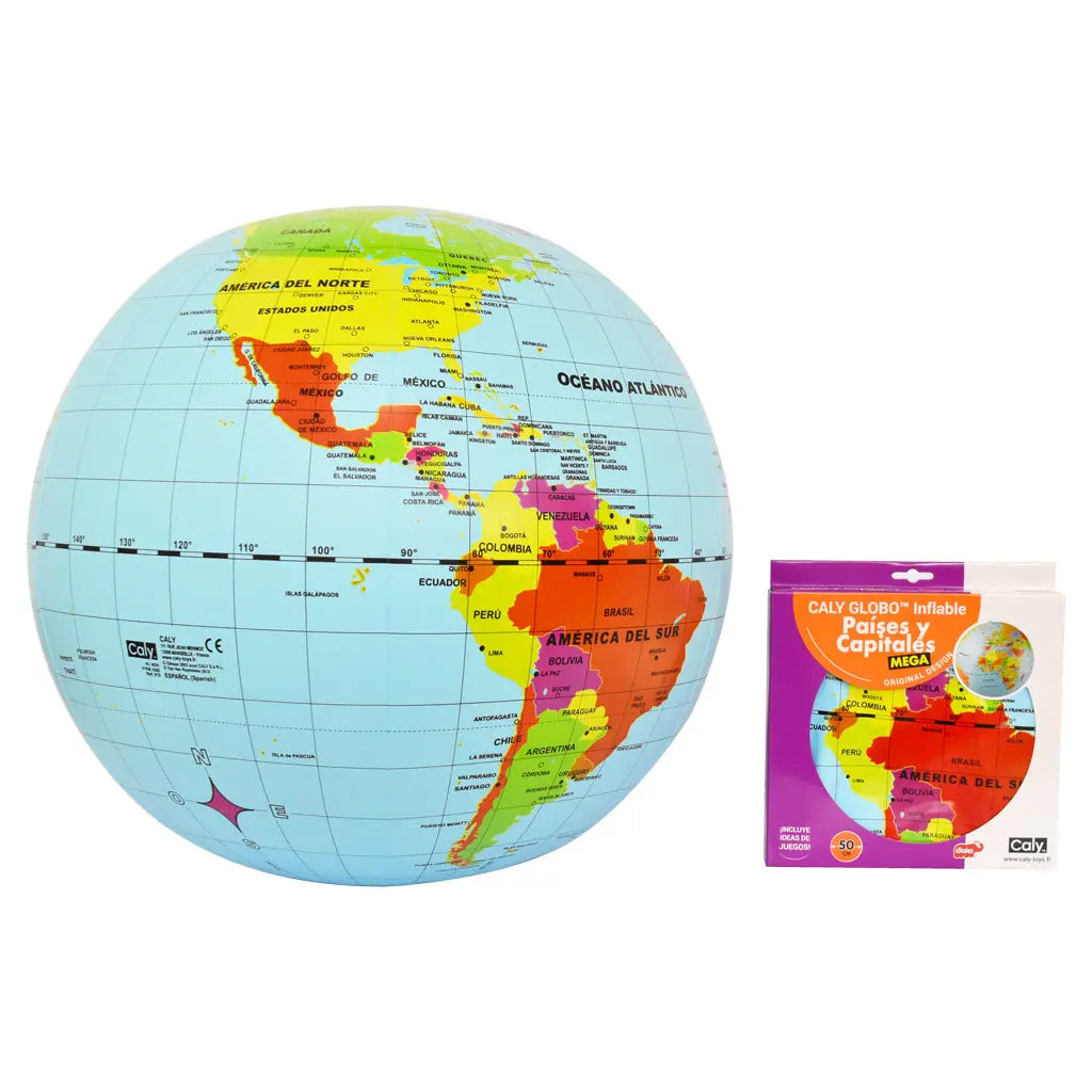 GLOBO INFLABLE PAÍSES Y CAPITALES MEGA - Diako Nuevos