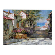 ROMPECABEZAS PASILLO CON FLORES 1000PZ - Diako - vista lateral