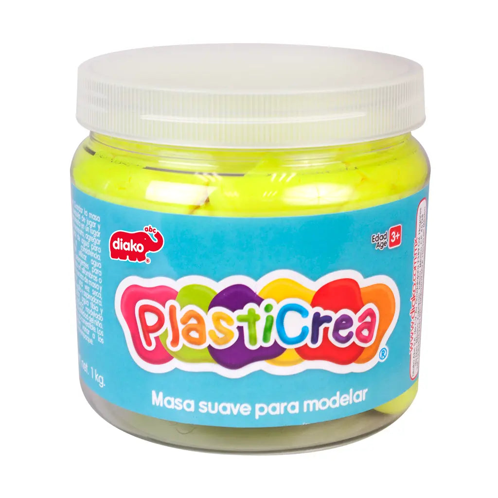 PLASTICREA F AMARILLO 1 KG. - marchante.shop