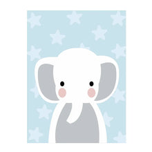 PINTA POR NÚMERO 30 x 40 BABY ELEFANTE Amarillo - Diako Nuevos