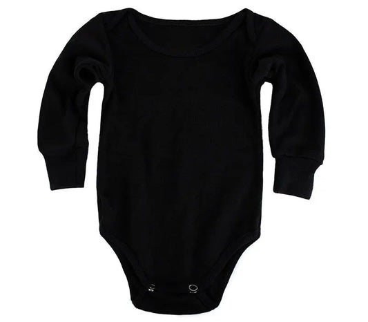 Body Bebé Negro Manga Larga Manga Larga / Negro / 24m - PLASH