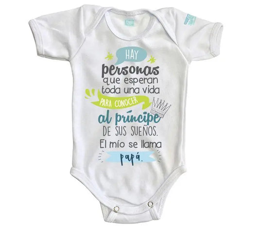 Body Bebe Se Llama Papá Manga Corta / Blanco / 6 - Coveme - empaque