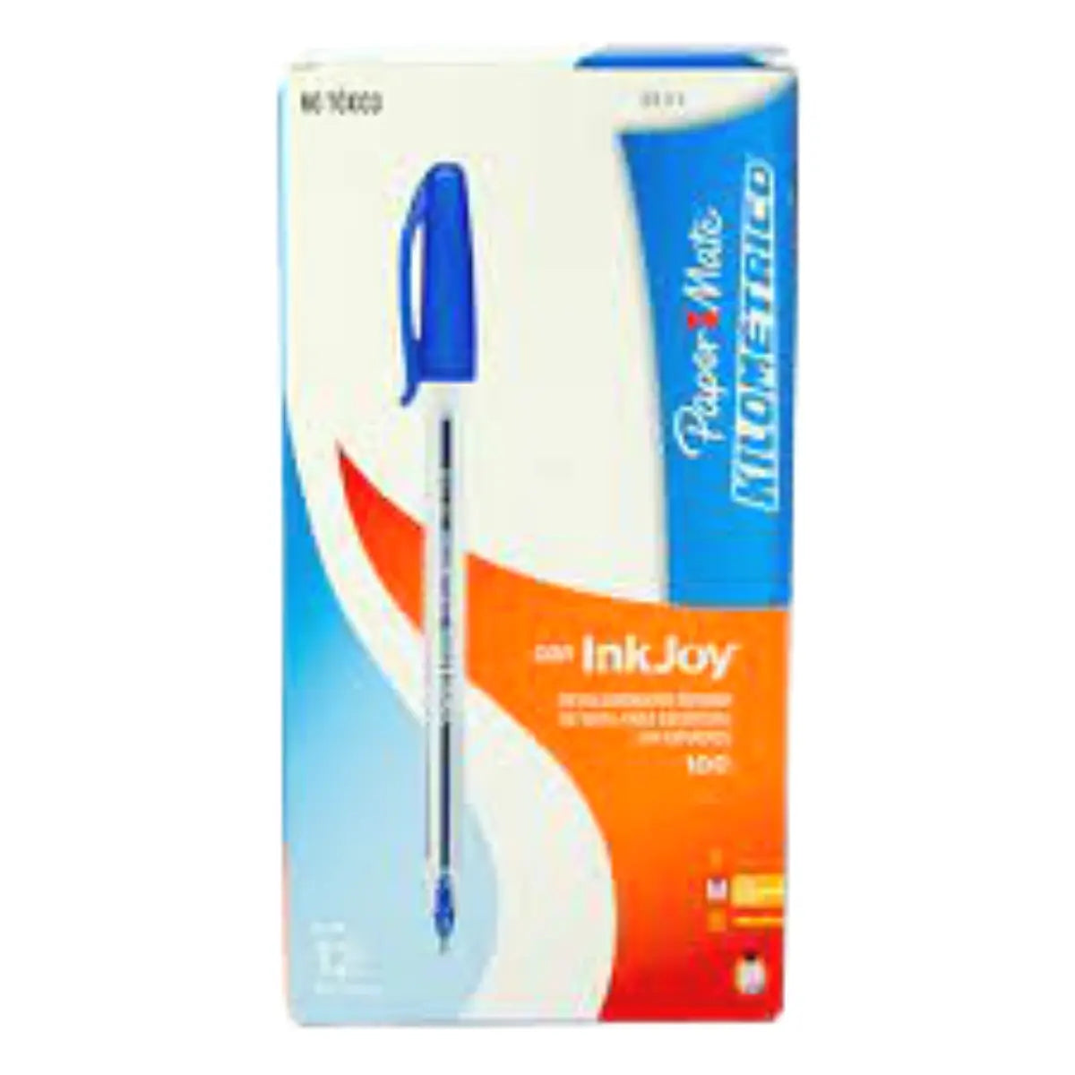 Bolígrafo Kilométrico Paper Mate Azul 12 piezas - Papermate - empaque