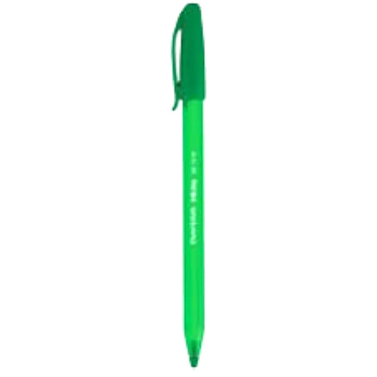 Bolígrafo Kilométrico Paper Mate Verde Limón 12 piezas - Paper Mate - vista trasera