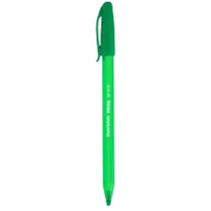 Bolígrafo Kilométrico Paper Mate Verde Limón 12 piezas - Paper Mate - vista trasera