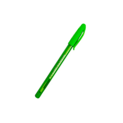 Bolígrafo Kilométrico Paper Mate Verde Limón 12 piezas - Paper Mate - empaque