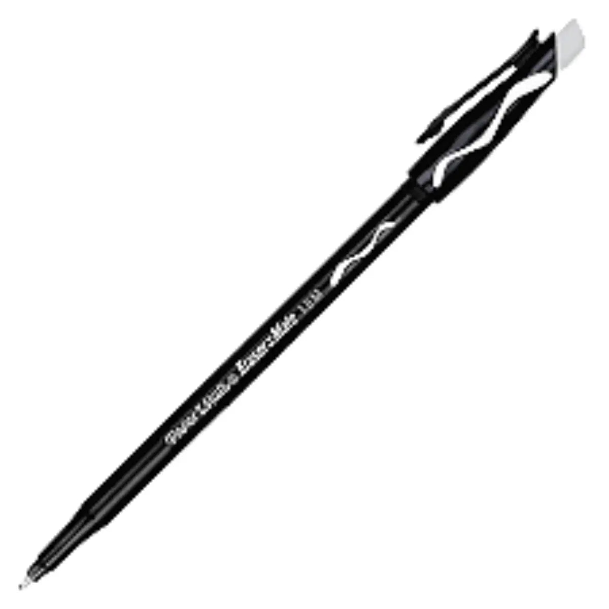 Bolígrafo Paper Mate Eraser Mate Tinta Negra 12 piezas - Papermate - uso