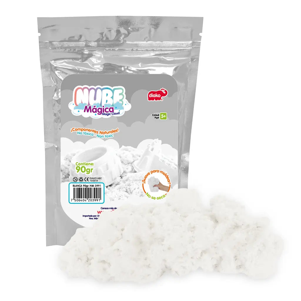 Nube Mágica Arena Suave Moldeable Cinética Colores Diako 90g - Diako