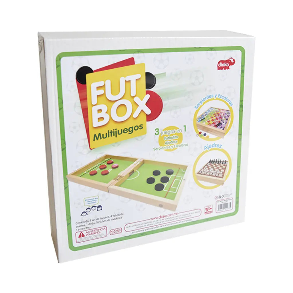 FUT BOX MULTIJUEGOS 3 EN 1 - Diako - vista lateral