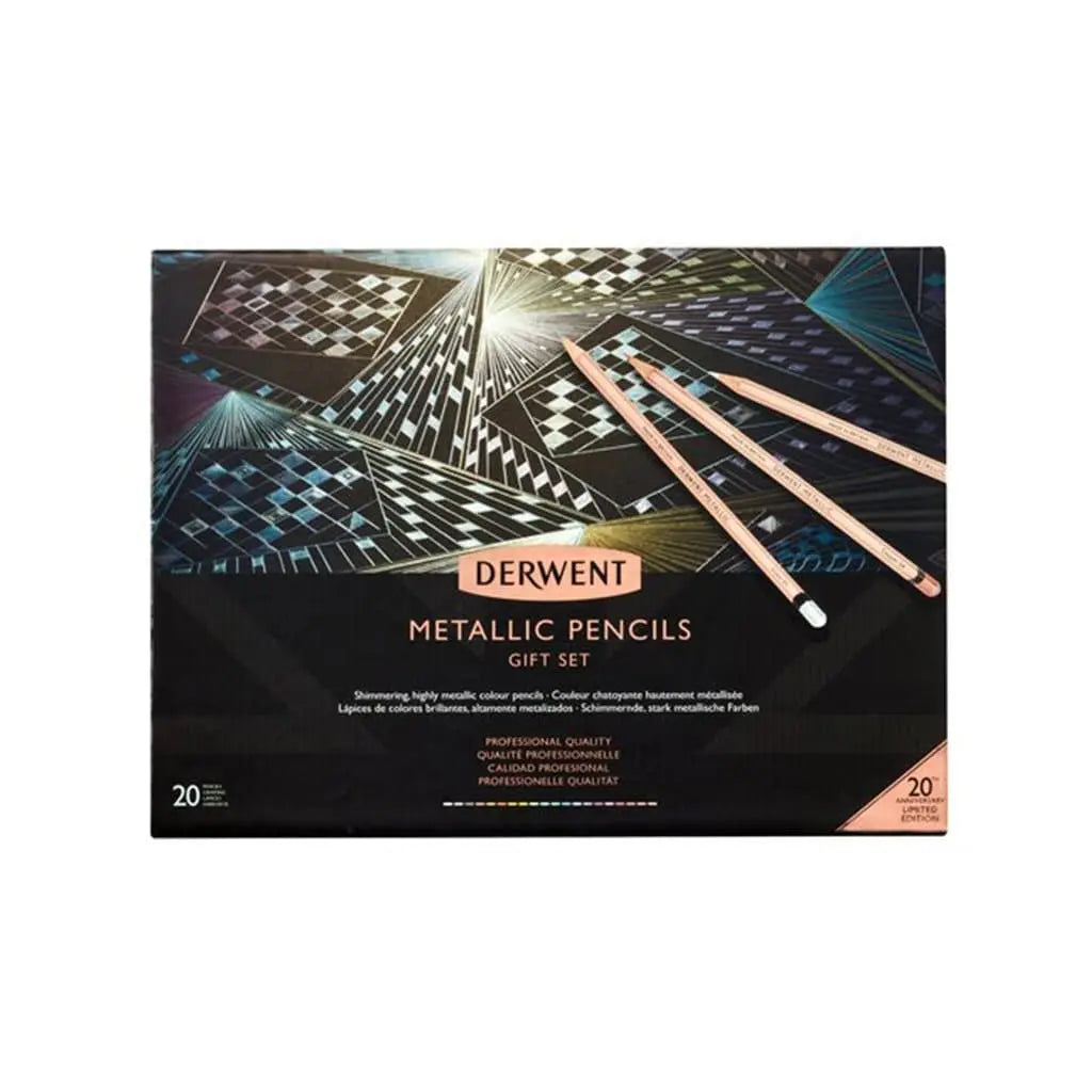 Derwent - Caja metálica con 20 lápices metálicos colección de aniversario # 2305598 Derwent - Caja metálica con 20 lápices metálicos colección de aniversario # 2305598 - Derwent