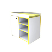 CAMBIADOR PARA BEBÉ Blanco_filo_amarillo - Diako