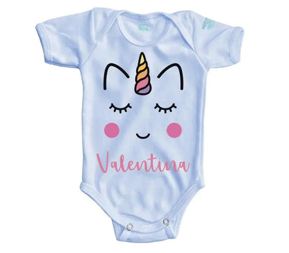 Body Bebé Cara Unicornio Niña - MarchanteMX