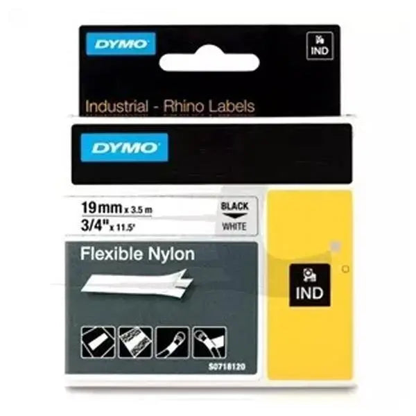 Cinta Nylon Flexible Blanca 19mm Dymo - Dymo - vista lateral