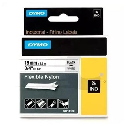 Cinta Nylon Flexible Blanca 19mm Dymo - Dymo - vista lateral