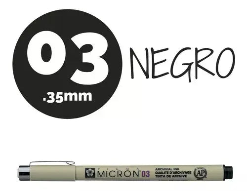 Estilógrafo Pigma Micron Sakura Tamaños Y Colores A Elegir 03 de 0.35 mm - Sakura - accesorios