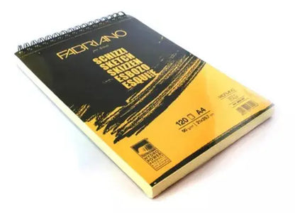 Block Fabriano Arte Sketch Esbozo Espiral 90 G A4 120 Hojas - Fabriano - detalle