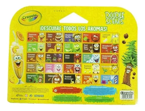 Plumones Lavables Con Aroma Crayola Doodle Scents 25 Piezas - Crayola - vista lateral