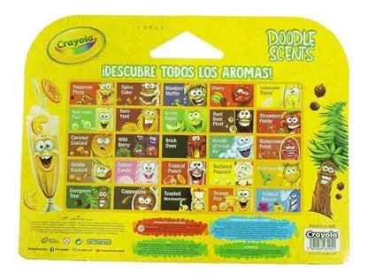 Plumones Lavables Con Aroma Crayola Doodle Scents 25 Piezas - Crayola - vista lateral