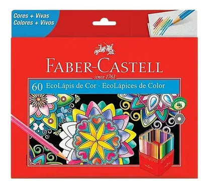 Lápices De Colores Faber Castell Profesional Hexagonal 60 Piezas - Faber Castell - accesorios