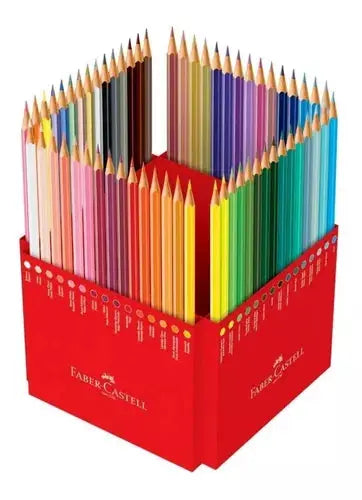 Lápices De Colores Faber Castell Profesional Hexagonal 60 Piezas - Faber Castell - vista trasera