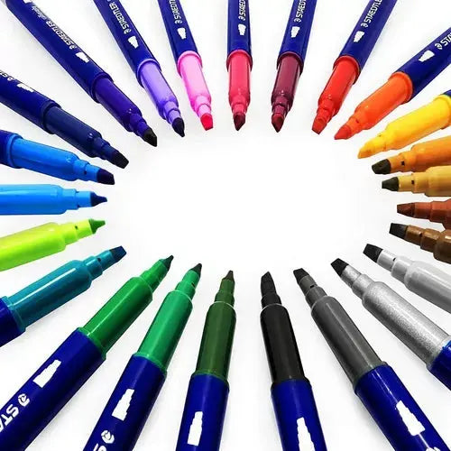 Marcador Plumón Caligrafía De Doble Punta Staedtler 12 Pieza - Staedtler