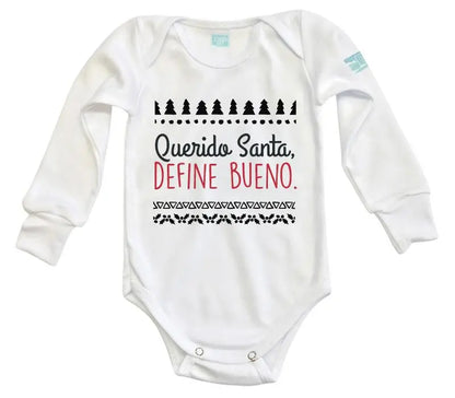 Body Bebé Querido Santa Define Bueno... - MarchanteMX