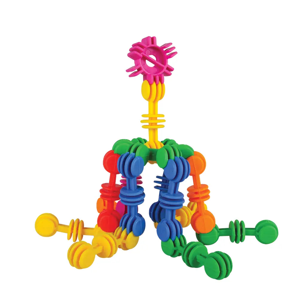 Juego Ensamble Didáctico Figuras Plástico Flexible Diako EstriFormas - Diako - vista lateral