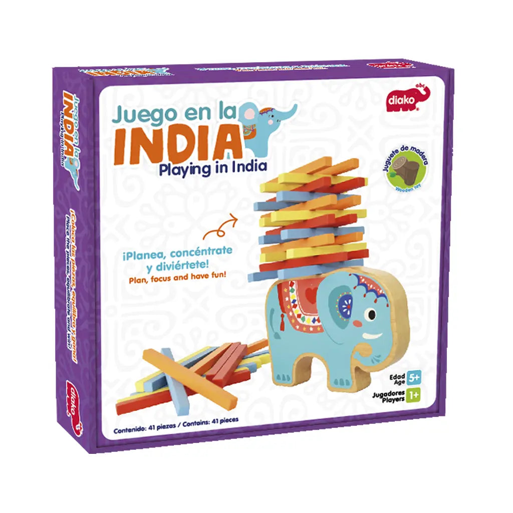 JUEGO EN LA INDIA-ELEFANTE HINDÚ - Diako