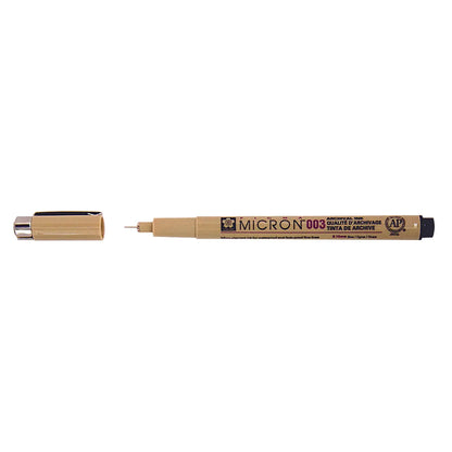 Estilógrafos Sakura Pigma Micrón Escoge punta y color. 03 de .35mm 1 Pz Negro - Sakura - uso