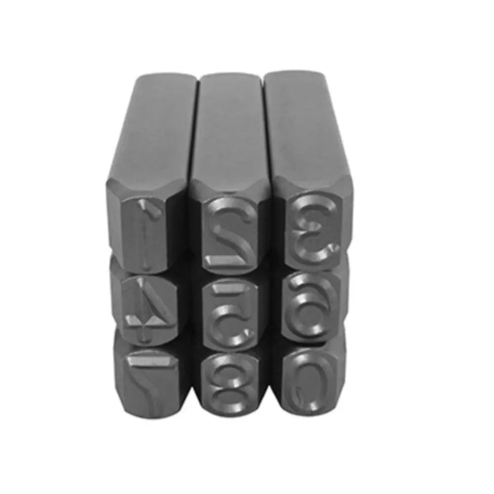 JUEGO DE NUMEROS 1/4" GOLPE DE ACERO 6mm SP2045 - Sanplom