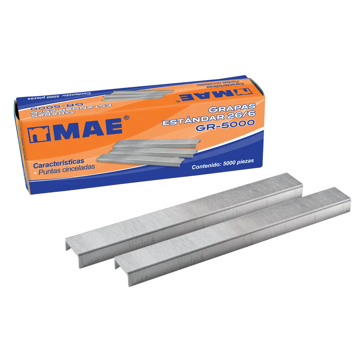 Grapas estándar MAE con 5000 piezas - Mae