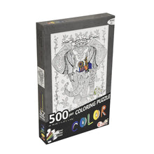 ROMPECABEZAS Y COLORES ELEFANTE 500 PZ - Diako