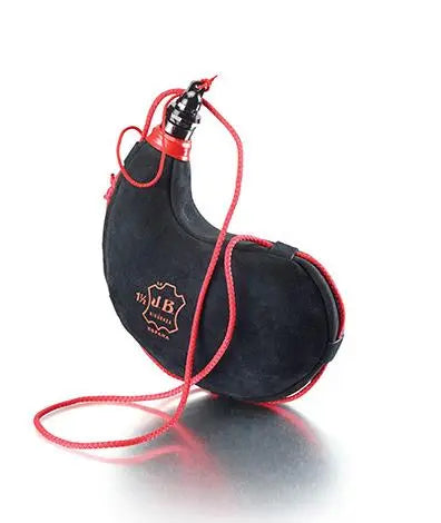 Bota de Vino Latex Curva Piel Negra 1.5Lt - Cesarfer