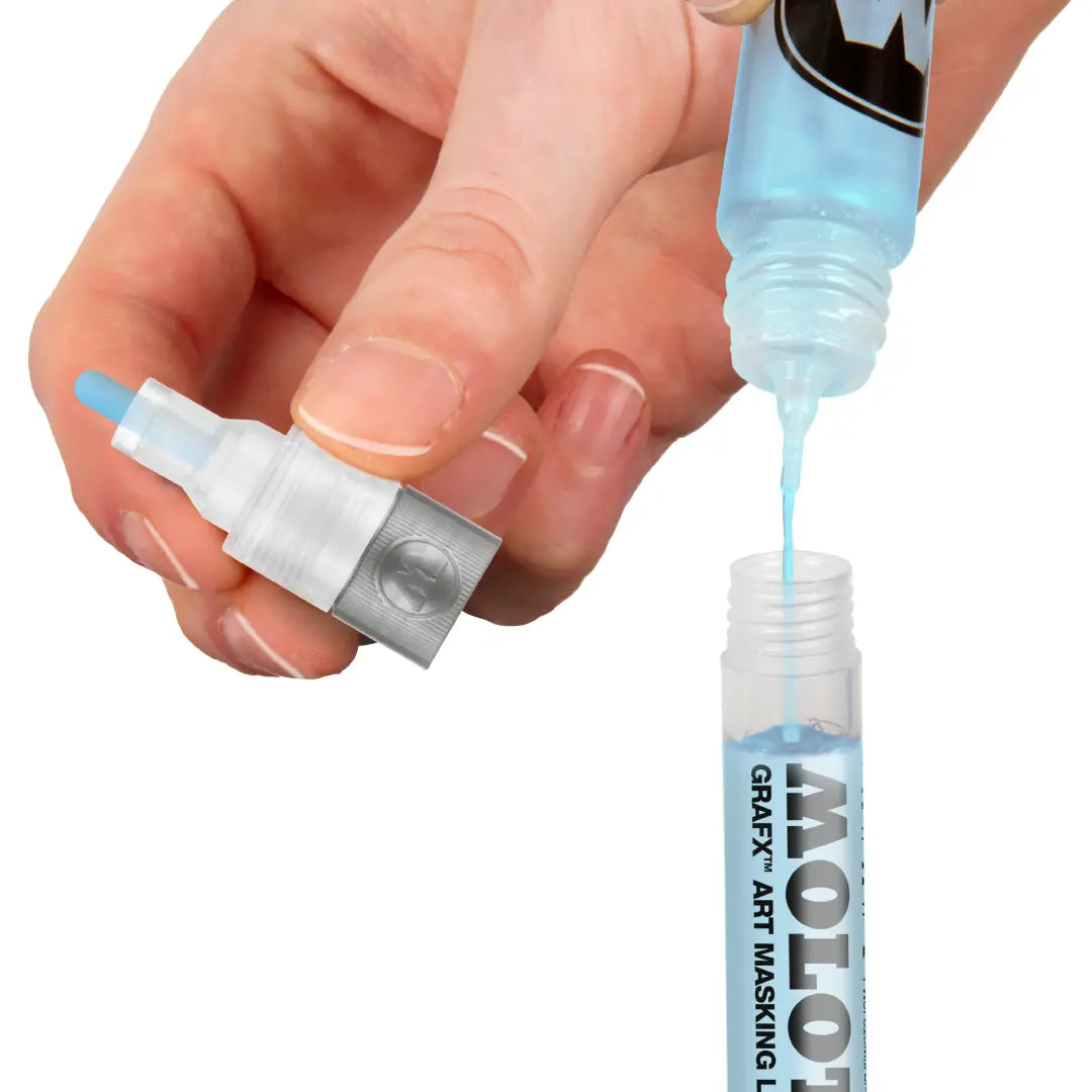 MOLOTOW - REFILL ENMASCARADOR MASKING LIQUIDO 30ML - Molotow - vista lateral