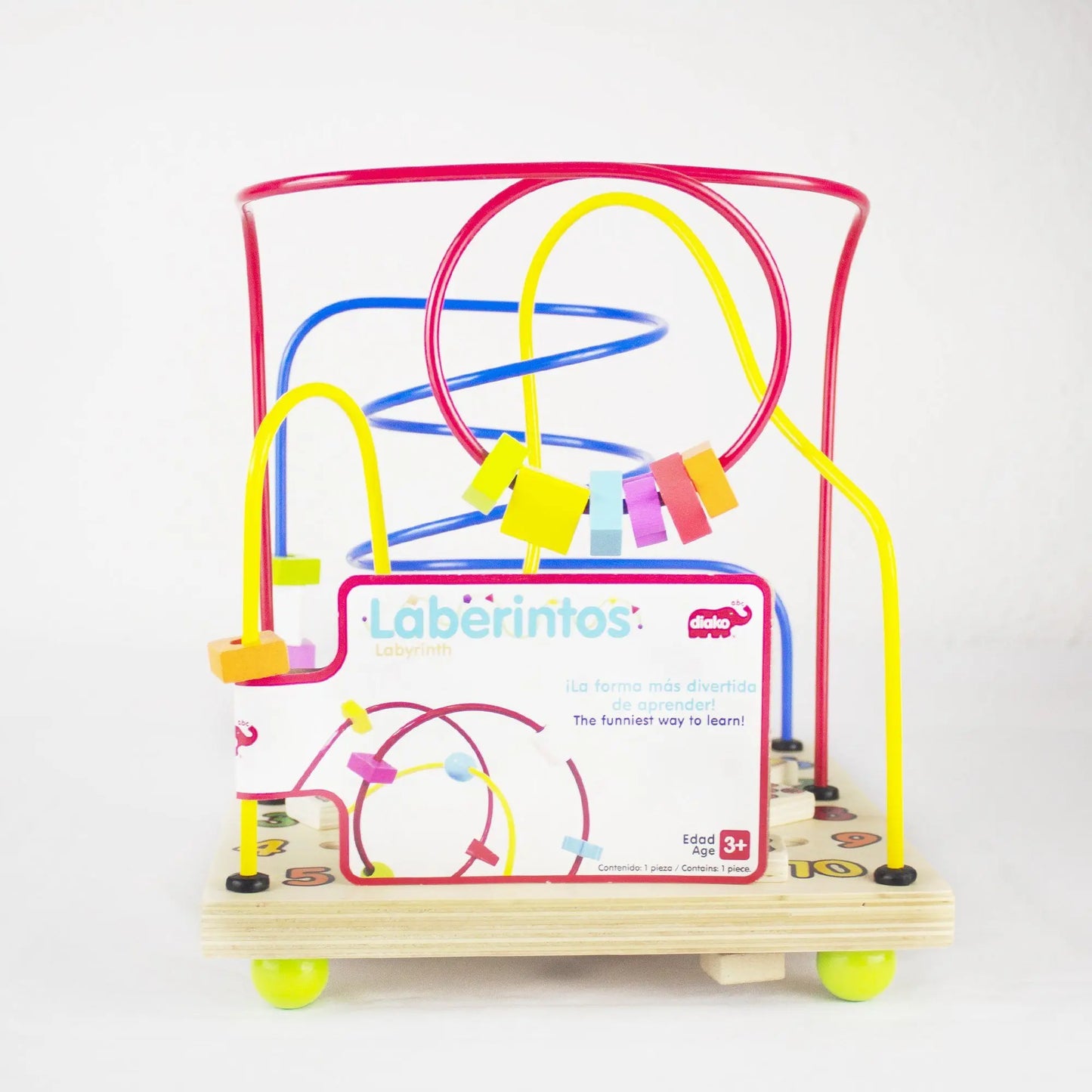 Laberinto Didactico Numeros - DIAKO ABC | Juguete Didactico para Estimulacion Temprana | Juguetes para niños | Regalos para Niños | Regalos para niñas | Juegos Didacticos - Diako